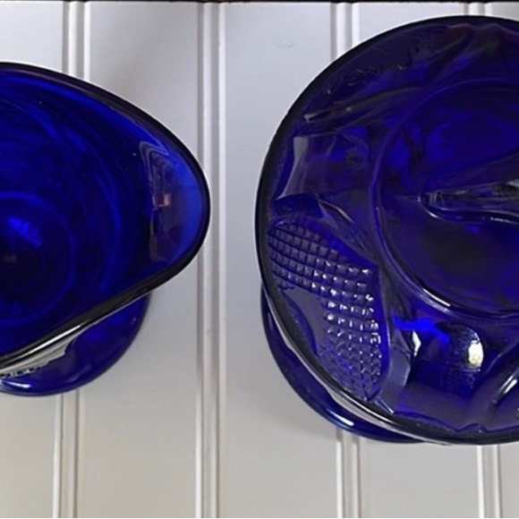 Vintage Metropolitan Museum of Art (MMA) Sugar and Creamer Bowl Grape Cluster - Picture 11 of 11